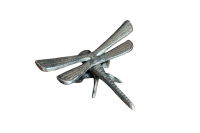 Dekofigur Libelle Gusseisen