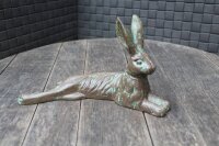 Dekofigur Hase liegend Antikstil