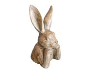 Büste Hase Dekofigur Natur