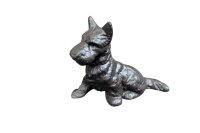 Dekofigur Hund Schnauzer sitzend